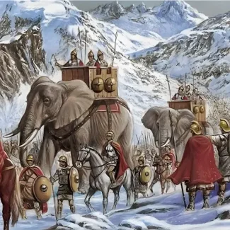 HANNIBAL franchit les Alpes avec 37 éléphants