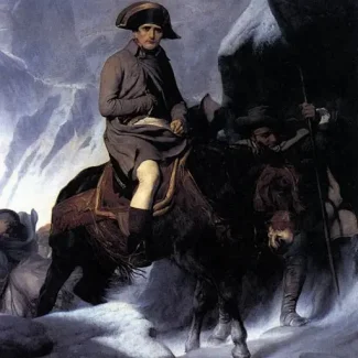 En 1798, BONAPARTE au Mont Saint-Bernard